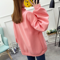 Cute Pikachu Cartoon Oversized Sweater Turtleneck Long Sleeve Shirt Pullover Hoodie Sweatshirt E-Girl Kawaii Korean Japanese Harajuku Retro Streetwear - Thumbnail 5