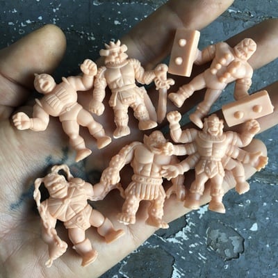 3 vintage bootleg m.u.s.c.l.e. men 