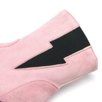 Plus Size Women Casual Solid Color Simple Pointed Toe Zipper Chunky Heel Chelsea Boots - Thumbnail 6