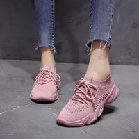 Women's Shoes New Knitted Shoes Women's Sports Shoes R8752 - Thumbnail 2