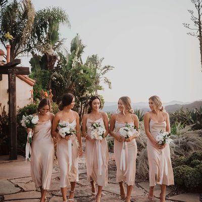 Sp1354,light champagne halter sheath ankle length bridesmaid dresses - Thumbnail 4