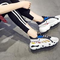 New Sports Style Single Shoes Women's Casual All-Match Breathable Running Shoes Y7522 - Thumbnail 2