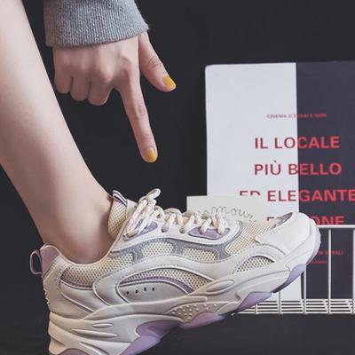 Women's shoes reflective sneakers 2020 summer and autumn new breathable mesh g7952