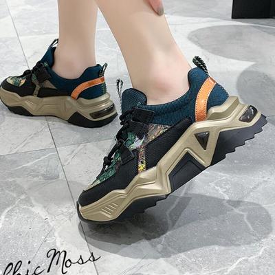 2020 autumn new korean casual platform all-match women's shoes h8752