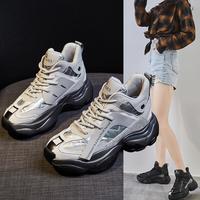 2020 Autumn High Top Sports Shoes Women's Wild Shoes Women Ins Tide H7540 - Thumbnail 2