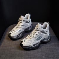 2020 Autumn High Top Sports Shoes Women's Wild Shoes Women Ins Tide H7540 - Thumbnail 3