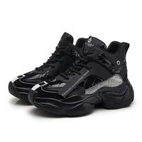 2020 Autumn High Top Sports black Shoes Women's Wild Shoes Women Ins Tide H7588 - Thumbnail 1