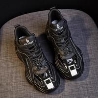 2020 Autumn High Top Sports black Shoes Women's Wild Shoes Women Ins Tide H7588 - Thumbnail 8