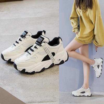 New thick-soled increased sneakers women's all-match explosive women's shoes f6752