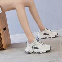 New Thick-soled Increased Sneakers Women's All-Match Explosive Women's Shoes F6752 - Thumbnail 3