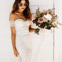 Bohemian Mermaid Sweetheart Lace Wedding Dresses with Train, Beach Wedding Dresses - Thumbnail 2