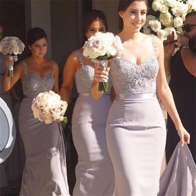 Straps long bridesmaid dress,mermaid pretty bridesmaid dress,free custom bridesmaid dress,party dress for wedding,674