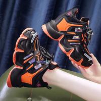 Breathable Autumn 2020 New Thick-soled Muffins Increase in Sports Casual Shoes Women H6751 - Thumbnail 3