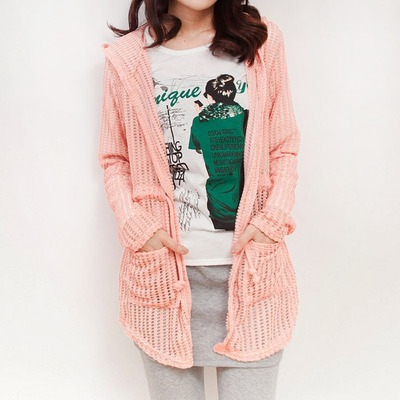 Knit long sleeve tie waist jacket/cardigan