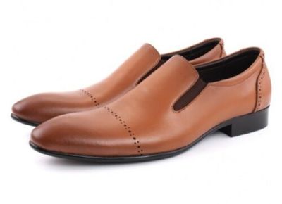 Made To Order Tan Color Moccasin Slip On Premium Leather Men Dress Party Shoes