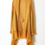 Long Sleeve Fringe/Tassel Cardigan - Thumbnail 2