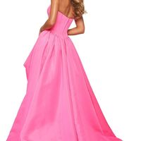 Ball Gown Sweetheart High Low Satin Sweet 16 Party Dresses,Formal Party Gown,Evening Party Dresses - Thumbnail 1