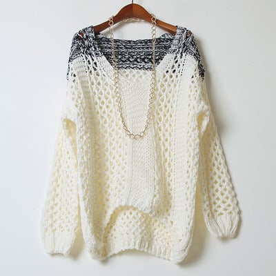 Loose fit v-neck sweater