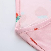 Cute Pink Strawberry Print Crop Top Camisole Spaghetti Strap Tank Shirt Tee T-shirt E-Girl Kawaii Korean Japanese Harajuku Retro Streetwear Aesthetic - Thumbnail 5