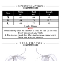 Cute White Patchwork Mesh Transparent Straps Tie Up Tank Top Crop Shirt Tee T-shirt E-Girl Kawaii Korean Japanese Harajuku Retro Streetwear Aesthetic - Thumbnail 8