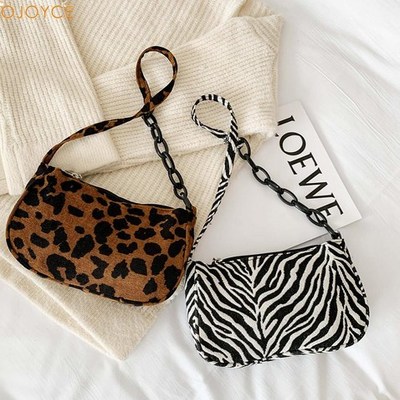 Vintage zebra and leopard print bags