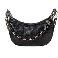 Alligator Pattern Crossbody PU Leather Bags - Thumbnail 6