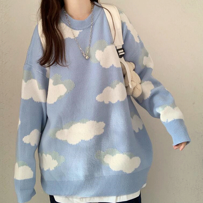 Cloud blue jumper sweater