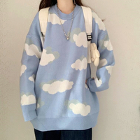 Cloud Blue Jumper Sweater - Thumbnail 1