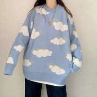 Cloud Blue Jumper Sweater - Thumbnail 4