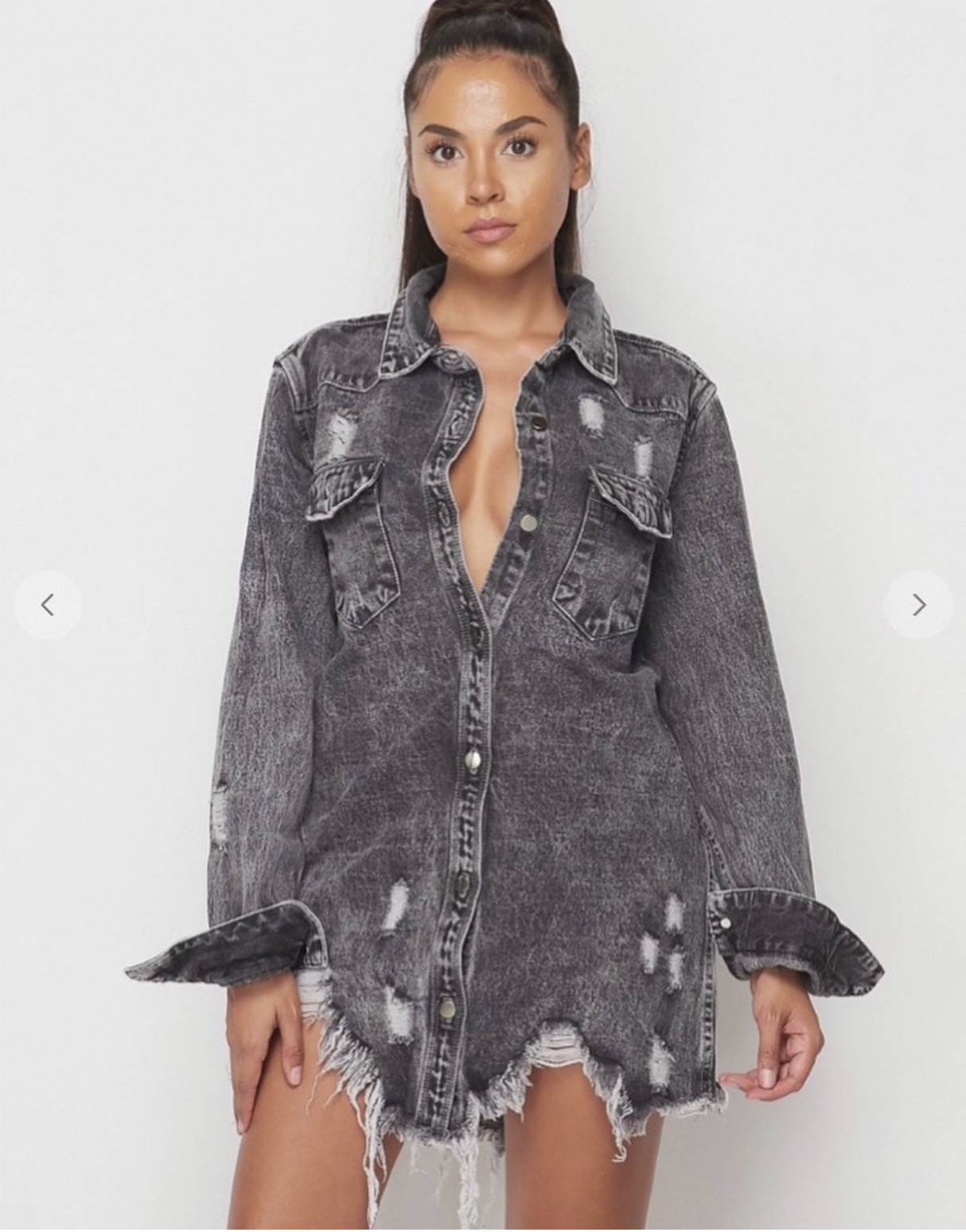 Nika” Denim Tunic · Chic Bella's 