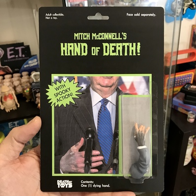Hand of death action figure (one-of-a-kind)