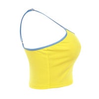 Cute Sexy Planet Embroidery Crop Top Tank Spaghetti Strap T-shirt Tee Shirt E-Girl Kawaii Korean Japanese Harajuku Retro Streetwear Fashion - Thumbnail 5