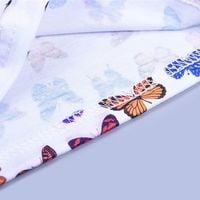 Cute Sexy Butterfly Print Colorful Crop Top Tube Off the Shoulder T-shirt Tee Shirt E-Girl Kawaii Korean Japanese Harajuku Retro Streetwear Fashion - Thumbnail 7