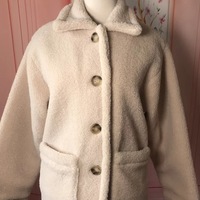 Cute Teddy Fur Coat Thick Autumn Loose Button Plush Jacket E-Girl Kawaii Korean Japanese Harajuku Retro Streetwear Fashion - Thumbnail 1