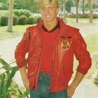 The Karate Kid Johnny Lawrence Cobra Kai Red Leather Jacket Bomber Jacket - Thumbnail 2