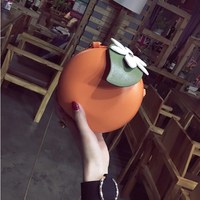 Kawaii Orange Chain Shoulder Bag - Thumbnail 2