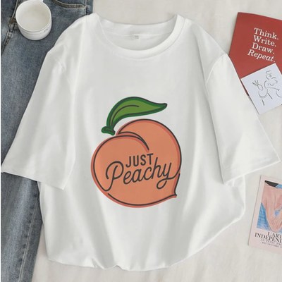 Just peachy japanese kawaii top