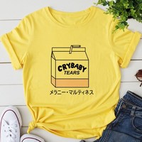Japanese Kawaii Cry Baby T-shirt - Thumbnail 1