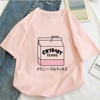 Japanese Kawaii Cry Baby T-shirt - Thumbnail 2
