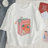 Kawaii Peach T-shirt - Thumbnail 2