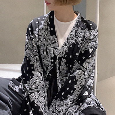 Paisley print kimono jacket - Thumbnail 4