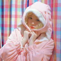 Harajuku Cute Rabbit Women's Woolen Cloak Jacket - Thumbnail 6