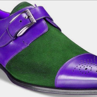 Monk Shoes Collection Single Monk Shoes Customize Leather Suede - Thumbnail 1