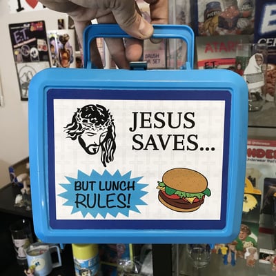 "lunch rules" lunchbox (one-of-a-kind)
