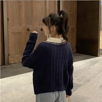 Cute Knitted Cardigan - Thumbnail 2