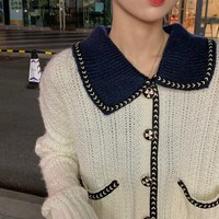 Cute Knitted Cardigan - Thumbnail 4