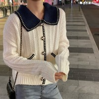 Cute Knitted Cardigan - Thumbnail 5