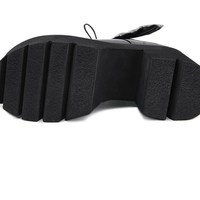 Angel Wings Black Ankle Boots - Thumbnail 2