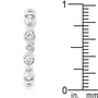 Alternating Bezel Linked Cubic Zirconia Eternity Band-3