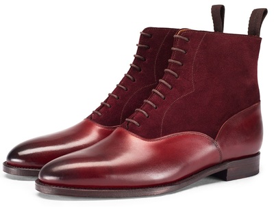 HANDMADE BOOT FOR MEN, MAROON COLOR BOOT, MENS LEATHER BOOT, ANKLE BOOT, DRESS BOOT